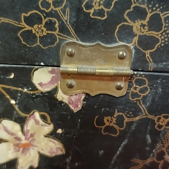 Large Victorian Wood and Celluloid Glove / Brush Box - Edwardian - Picture 9 of 15